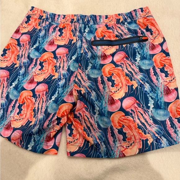 NWOT Swims Bari Jellyfish Swim Shorts Men's Medium Blue Elastic Drawstring Waist - Picture 11 of 14